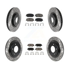 Transit Auto KDC-100387 Disc Brake Kit for 2013-2015 Kia Optima - Front and Rear product image