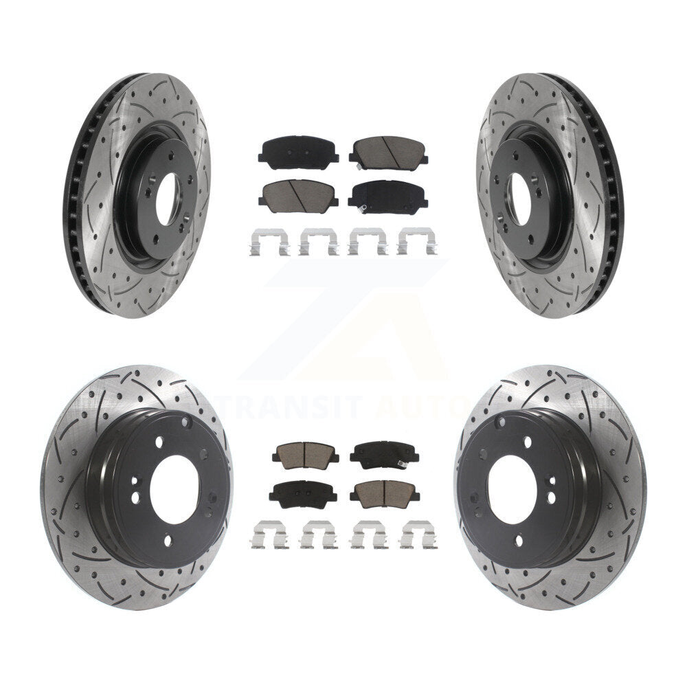 Transit Auto KDC-100389 Disc Brake Kit for 2011-2015 Kia Optima - Front and Rear product image