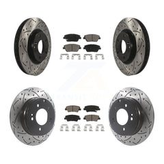 Transit Auto KDC-100390 Disc Brake Kit for 2011-2016 Kia Optima, Hyundai Sonata - Front and Rear product image