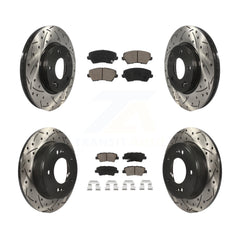 Transit Auto KDC-100391 Disc Brake Kit for 2016-2017 Kia Forte Koup, Hyundai Elantra GT - Front and Rear product image