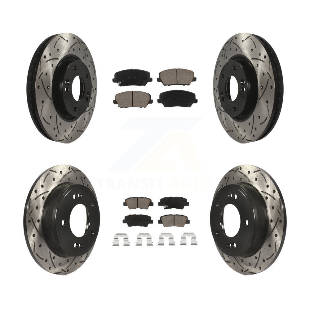 Transit Auto KDC-100392 Disc Brake Kit for 2017 Kia Forte Koup - Front and Rear product image