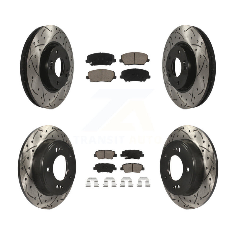 Transit Auto KDC-100392 Disc Brake Kit for 2017 Kia Forte Koup - Front and Rear product image