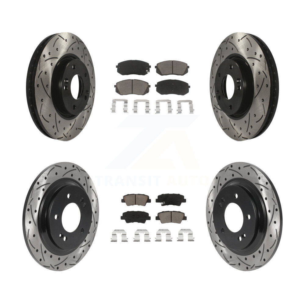 Transit Auto KDC-100394 Disc Brake Kit for 2015-2016 Kia Soul EV - Front and Rear product image