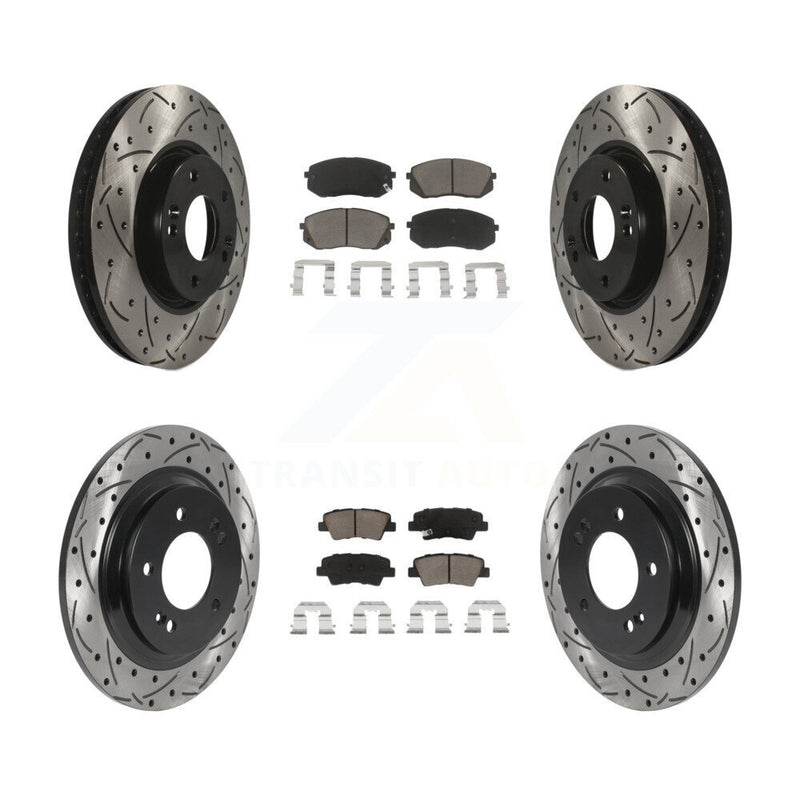 Transit Auto KDC-100394 Disc Brake Kit for 2015-2016 Kia Soul EV - Front and Rear product image