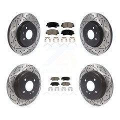Transit Auto KDC-100396 Disc Brake Kit for 2018-2023 Kia Rio, Hyundai Accent - Front and Rear product image