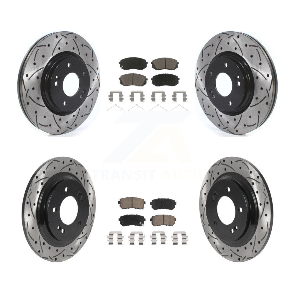Transit Auto KDC-100399 Disc Brake Kit for 2016 Kia Optima - Front and Rear product image