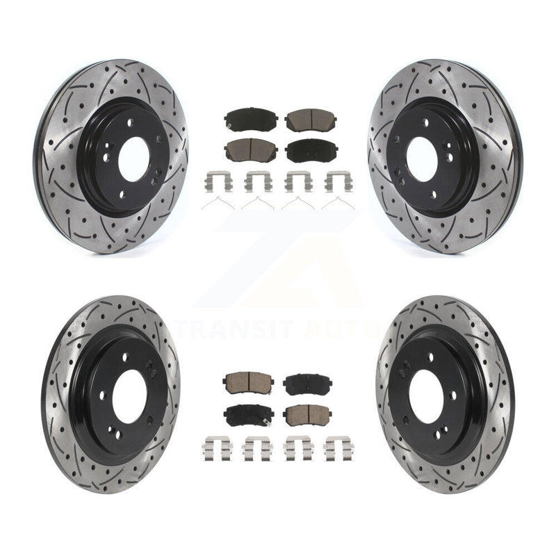 Transit Auto KDC-100399 Disc Brake Kit for 2016 Kia Optima - Front and Rear product image