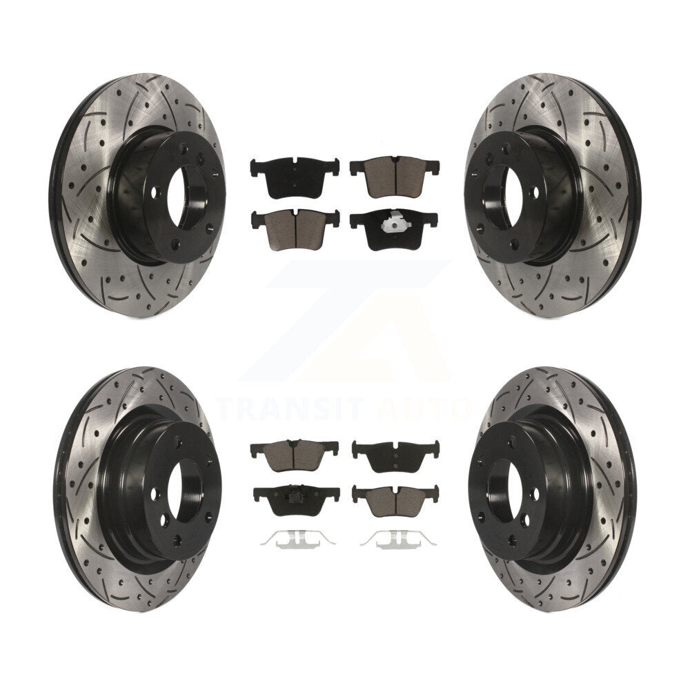 Transit Auto KDC-100402 Disc Brake Kit for 2013-2018 BMW 328d, BMW 320i - Front and Rear product image