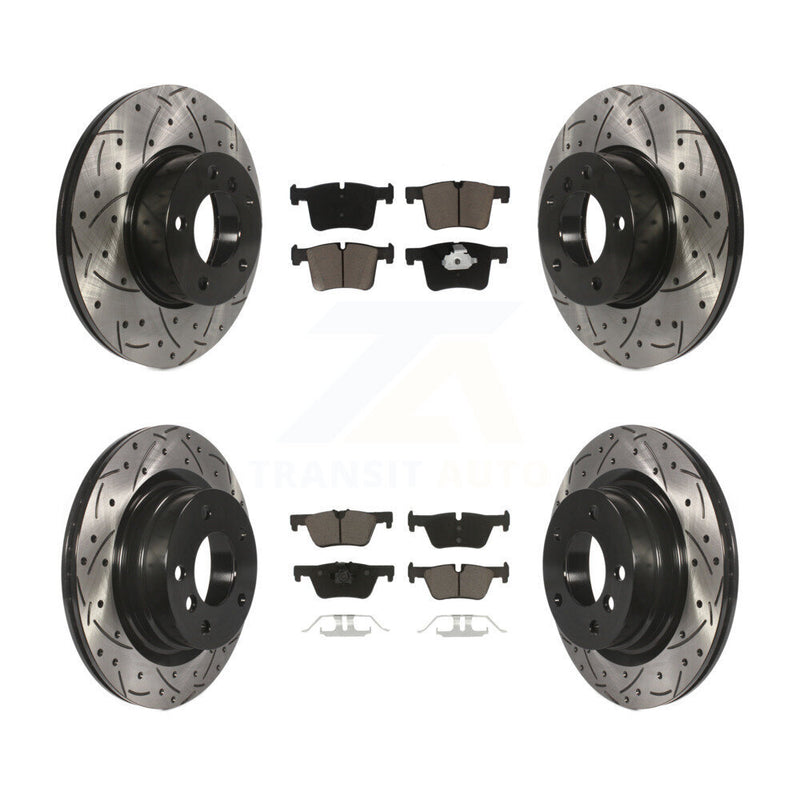 Transit Auto KDC-100402 Disc Brake Kit for 2013-2018 BMW 328d, BMW 320i - Front and Rear product image