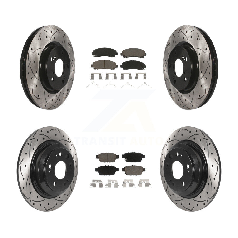 Transit Auto KDC-100403 Disc Brake Kit for 2009-2014 Acura TL - Front and Rear product image