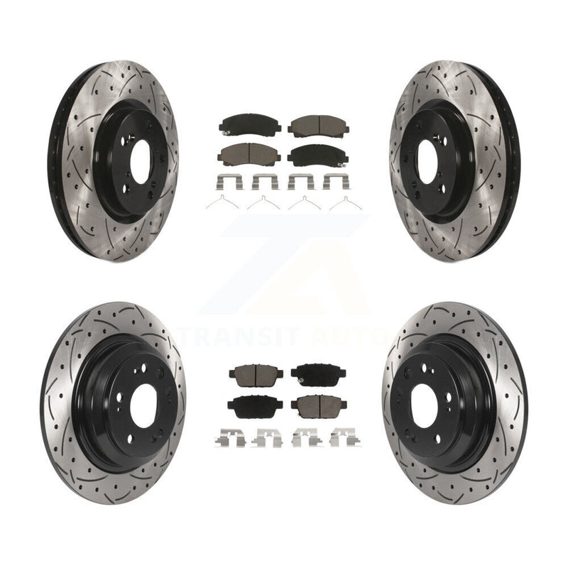 Transit Auto KDC-100403 Disc Brake Kit for 2009-2014 Acura TL - Front and Rear product image