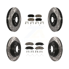 Transit Auto KDC-100404 Disc Brake Kit for 2013-2016 Dodge Dart - Front and Rear product image