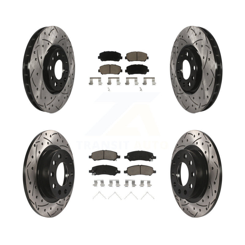 Transit Auto KDC-100404 Disc Brake Kit for 2013-2016 Dodge Dart - Front and Rear product image