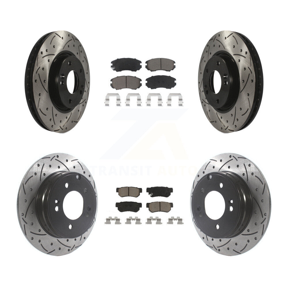 Transit Auto KDC-100406 Disc Brake Kit for 2006-2008 Hyundai Sonata - Front and Rear product image