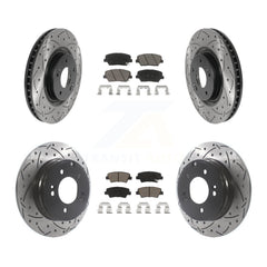 Transit Auto KDC-100407 Disc Brake Kit for 2012-2017 Hyundai Azera - Front and Rear product image