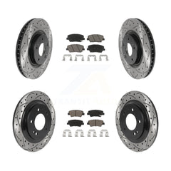 Transit Auto KDC-100408 Disc Brake Kit for 2016-2017 Hyundai Azera - Front and Rear product image
