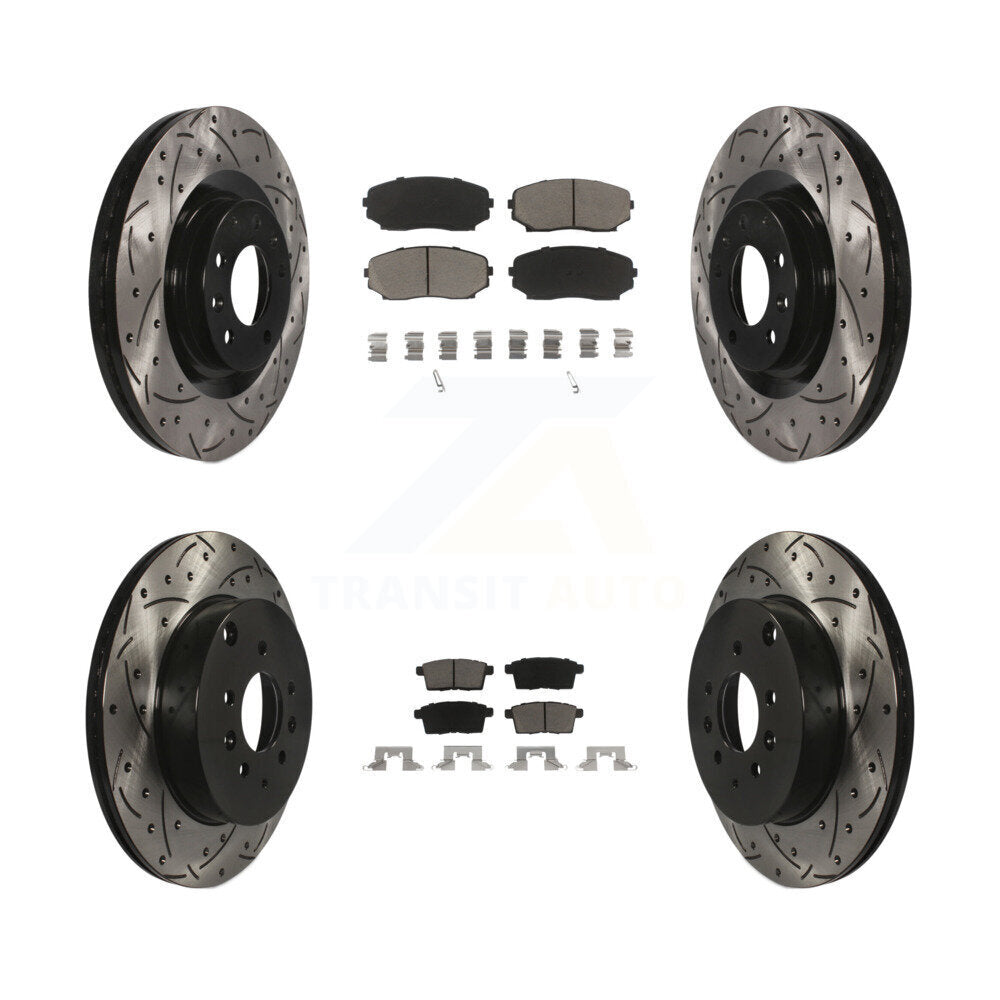 Transit Auto KDC-100409 Disc Brake Kit for 2007-2015 Mazda CX-9 - Front and Rear product image