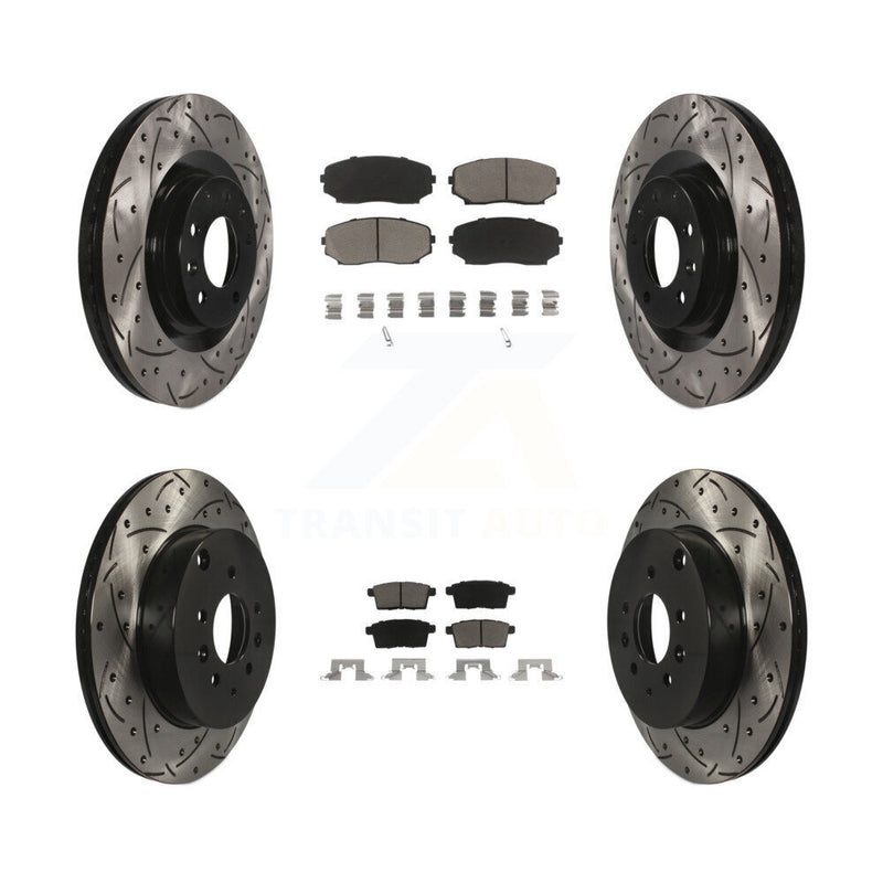 Transit Auto KDC-100409 Disc Brake Kit for 2007-2015 Mazda CX-9 - Front and Rear product image