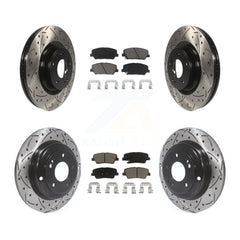 Transit Auto KDC-100410 Disc Brake Kit for 2010-2016 Hyundai Genesis Coupe - Front and Rear product image