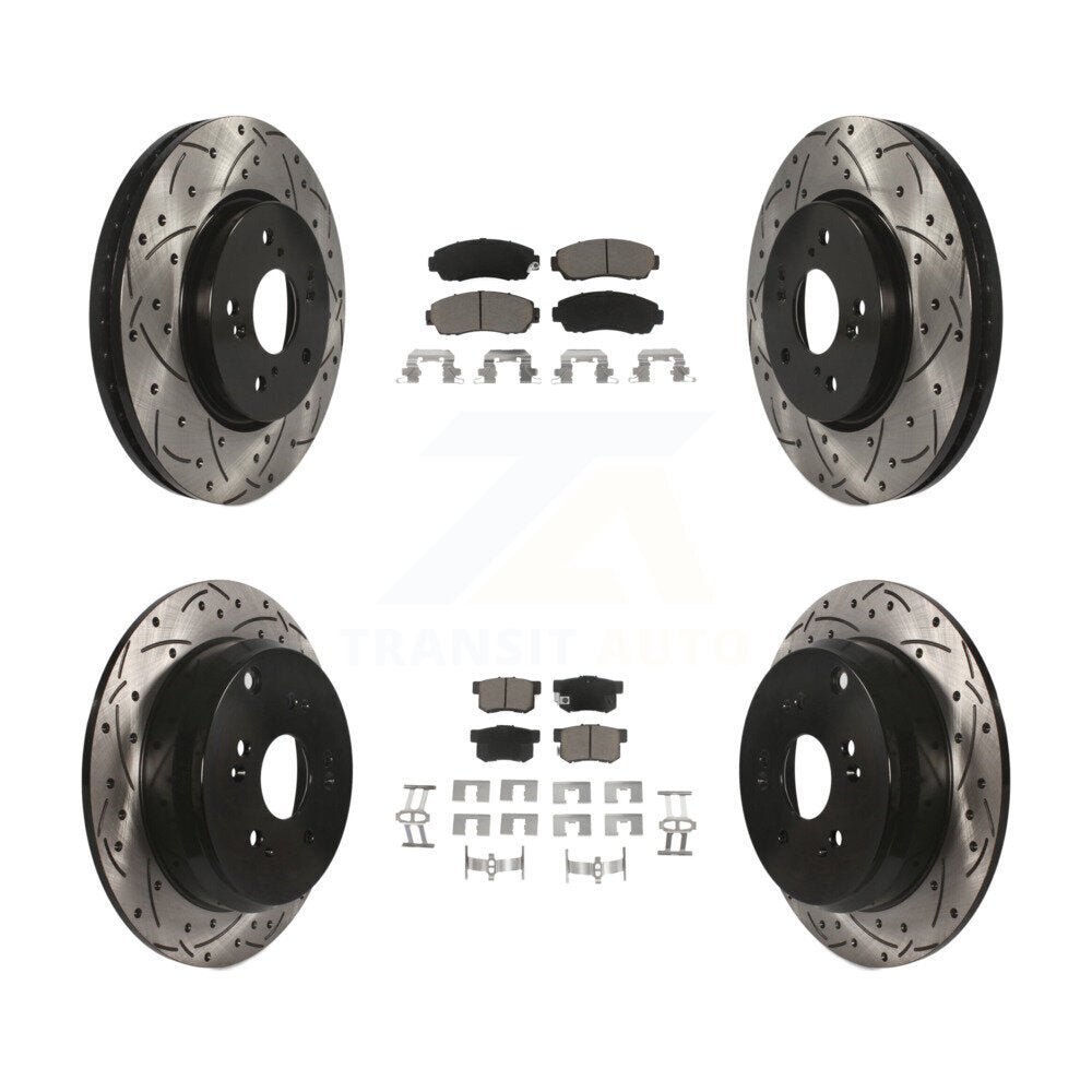 Transit Auto KDC-100414 Disc Brake Kit for 2007-2012 Acura RDX - Front and Rear product image