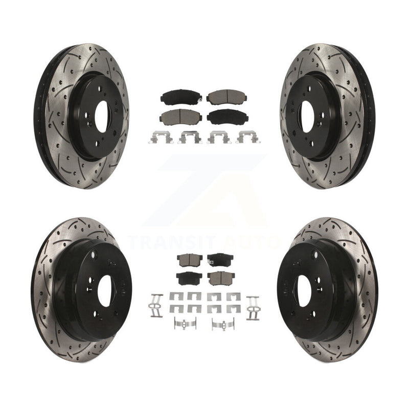 Transit Auto KDC-100414 Disc Brake Kit for 2007-2012 Acura RDX - Front and Rear product image