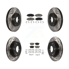 Transit Auto KDC-100416 Disc Brake Kit for 2014-2015 Honda Civic - Front and Rear product image