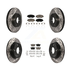 Transit Auto KDC-100417 Disc Brake Kit for 2013-2015 Honda Civic, Acura ILX - Front and Rear product image
