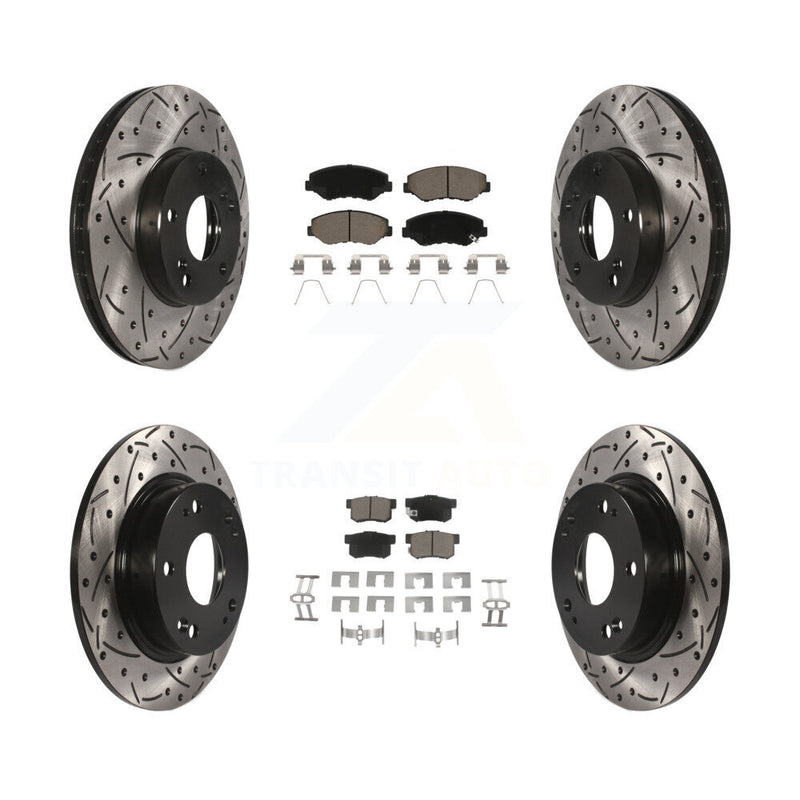 Transit Auto KDC-100417 Disc Brake Kit for 2013-2015 Honda Civic, Acura ILX - Front and Rear product image