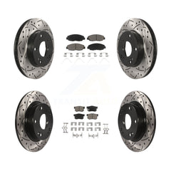Transit Auto KDC-100419 Disc Brake Kit for 2012-2014 Honda Civic - Front and Rear product image