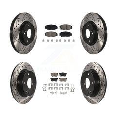 Transit Auto KDC-100420 Disc Brake Kit for 2006-2011 Acura CSX, Honda Civic - Front and Rear product image