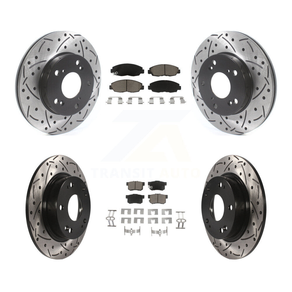Transit Auto KDC-100421 Disc Brake Kit for 2006-2011 Honda Civic - Front and Rear product image