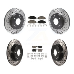 Transit Auto KDC-100421 Disc Brake Kit for 2006-2011 Honda Civic - Front and Rear product image
