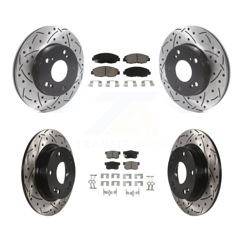 Transit Auto KDC-100421 Disc Brake Kit for 2006-2011 Honda Civic - Front and Rear product image