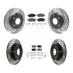Transit Auto KDC-100422 Disc Brake Kit for 2009-2011 Honda Civic - Front and Rear product image