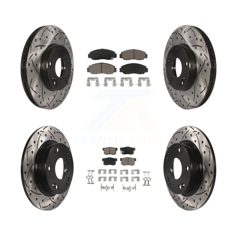 Transit Auto KDC-100423 Disc Brake Kit for 2006-2011 Acura CSX - Front and Rear product image