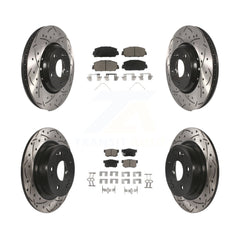 Transit Auto KDC-100424 Disc Brake Kit for 2017-2022 Acura ILX - Front and Rear product image