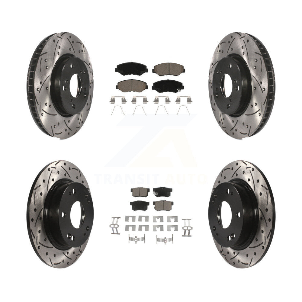 Transit Auto KDC-100425 Disc Brake Kit for 2015 Honda Civic - Front and Rear product image