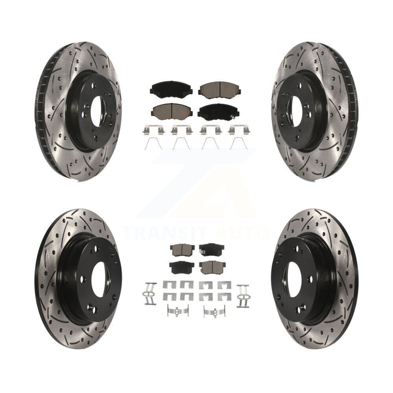 Transit Auto KDC-100425 Disc Brake Kit for 2015 Honda Civic - Front and Rear product image