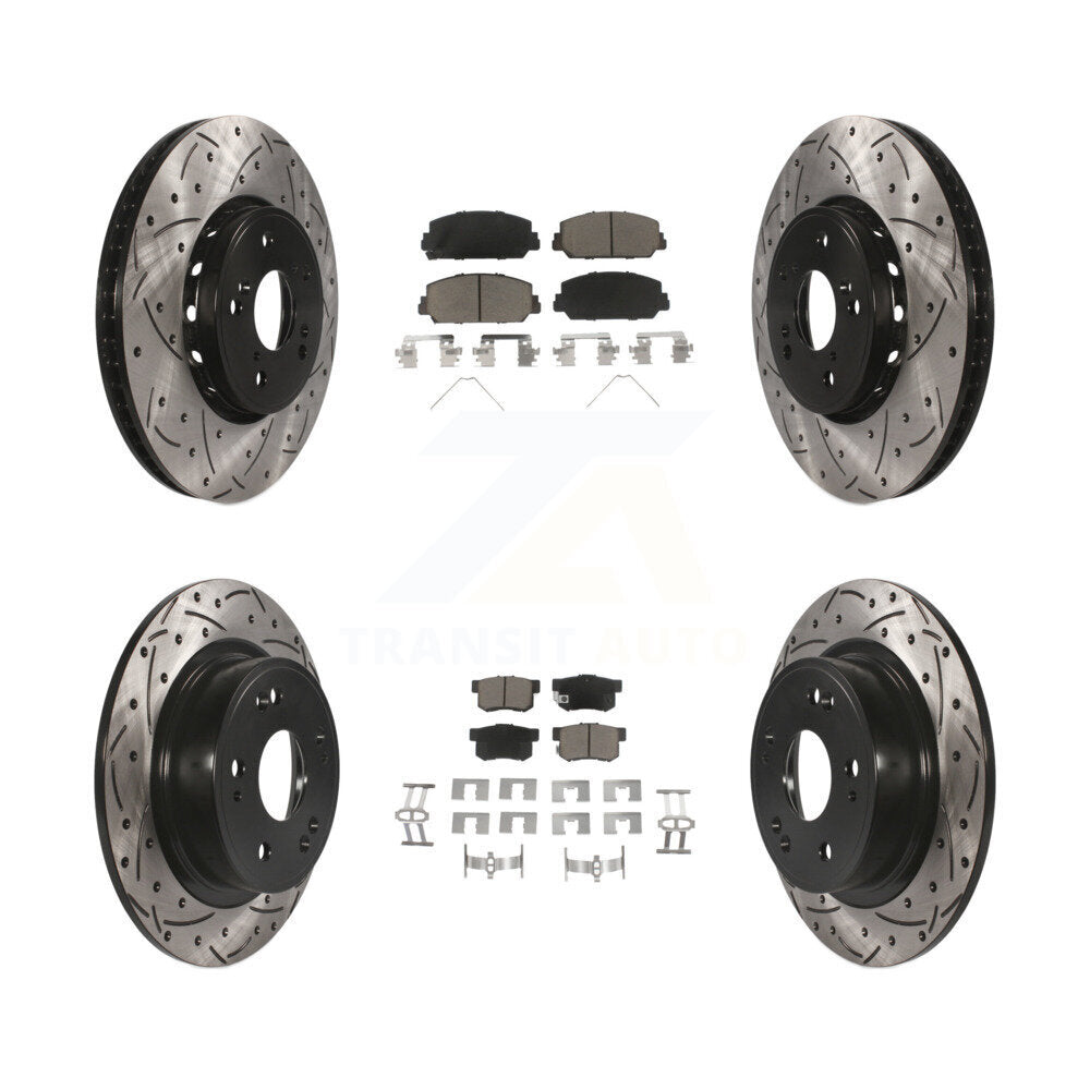 Transit Auto KDC-100427 Disc Brake Kit for 2016 Acura ILX - Front and Rear product image