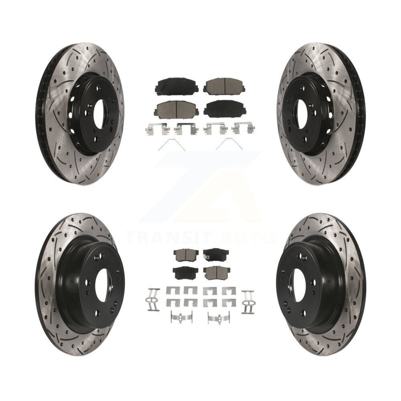 Transit Auto KDC-100427 Disc Brake Kit for 2016 Acura ILX - Front and Rear product image