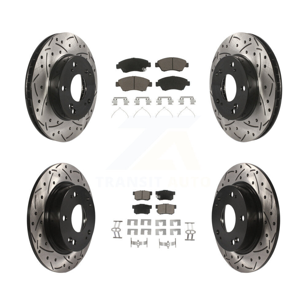 Transit Auto KDC-100428 Disc Brake Kit for 2013-2015 Acura ILX - Front and Rear product image
