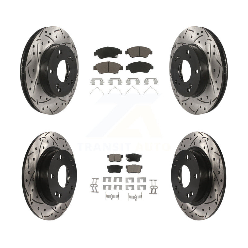Transit Auto KDC-100428 Disc Brake Kit for 2013-2015 Acura ILX - Front and Rear product image