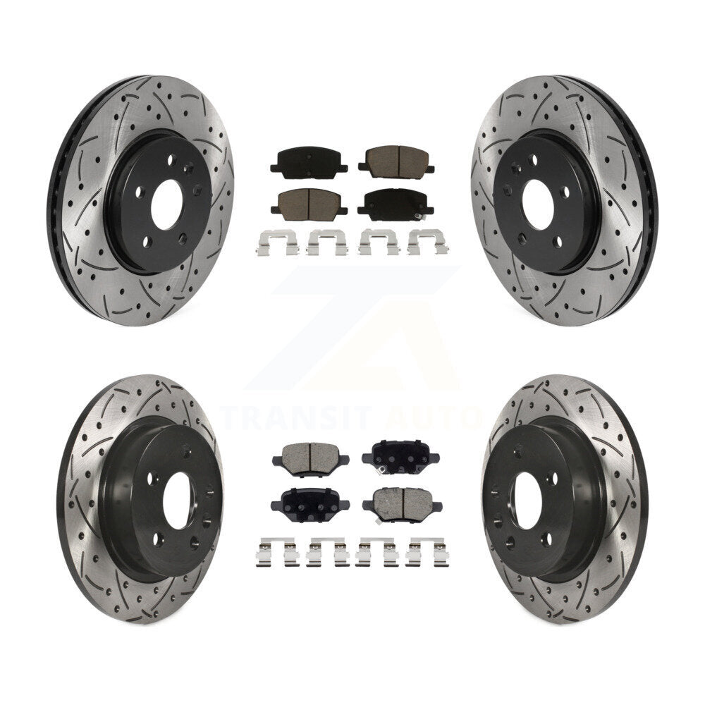 Transit Auto KDC-100430 Disc Brake Kit for 2018-2022 Chevrolet Trax, Buick Encore - Front and Rear product image
