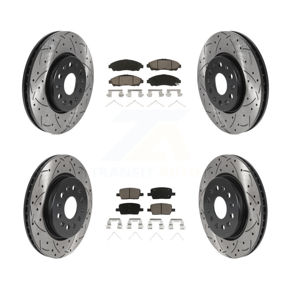 Transit Auto KDC-100431 Disc Brake Kit for 2017-2020 Chevrolet Traverse, Chevrolet Blazer, Buick Enclave & more - Front and Rear product image