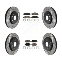 Transit Auto KDC-100431 Disc Brake Kit for 2017-2020 Chevrolet Traverse, Chevrolet Blazer, Buick Enclave & more - Front and Rear product image
