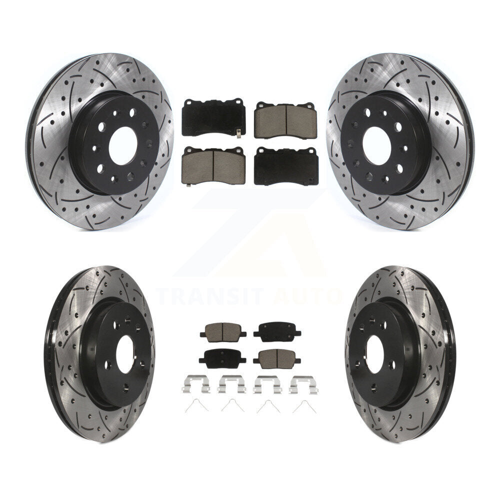 Transit Auto KDC-100433 Disc Brake Kit for 2016-2022 Chevrolet Camaro, Cadillac CT6 - Front and Rear product image