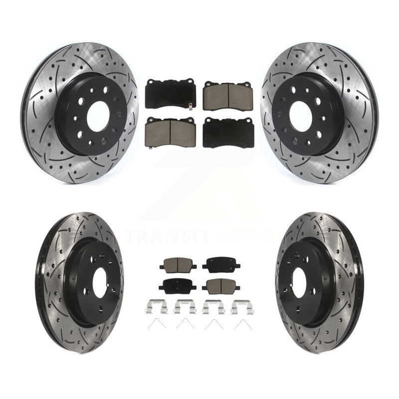 Transit Auto KDC-100433 Disc Brake Kit for 2016-2022 Chevrolet Camaro, Cadillac CT6 - Front and Rear product image