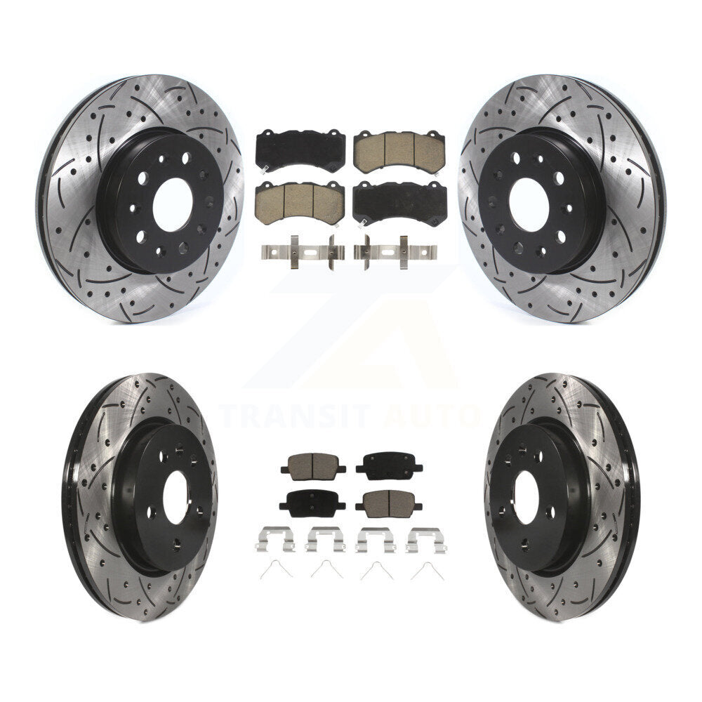 Transit Auto KDC-100434 Disc Brake Kit for 2019-2020 Chevrolet Camaro - Front and Rear product image