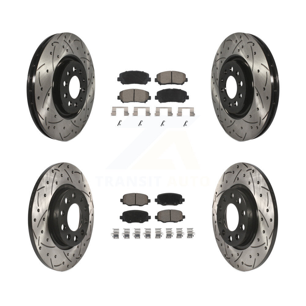 Transit Auto KDC-100435 Disc Brake Kit for 2015-2017 Chrysler 200 - Front and Rear product image