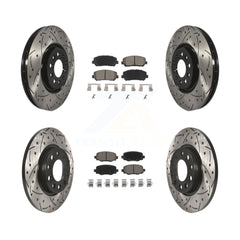 Transit Auto KDC-100435 Disc Brake Kit for 2015-2017 Chrysler 200 - Front and Rear product image